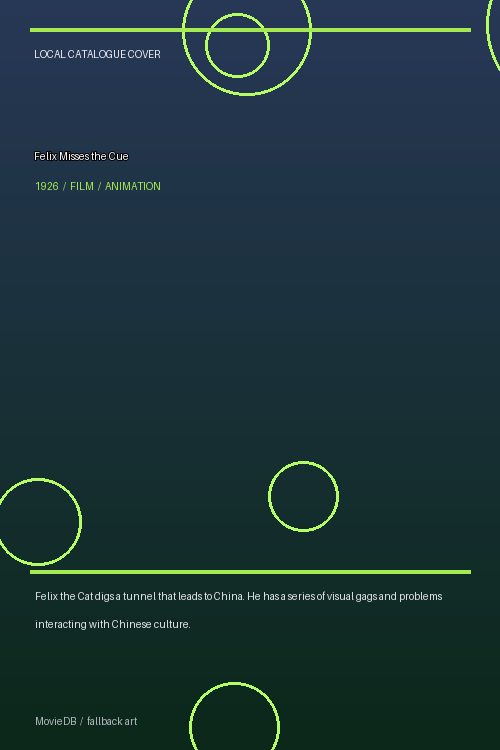 Felix Misses the Cue poster