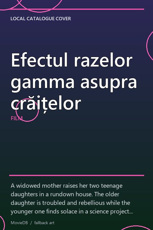 Efectul razelor gamma asupra crăițelor poster