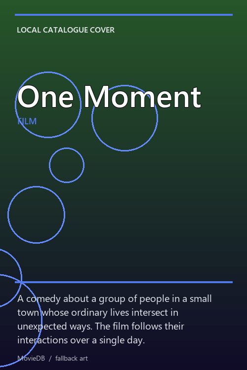 One Moment poster