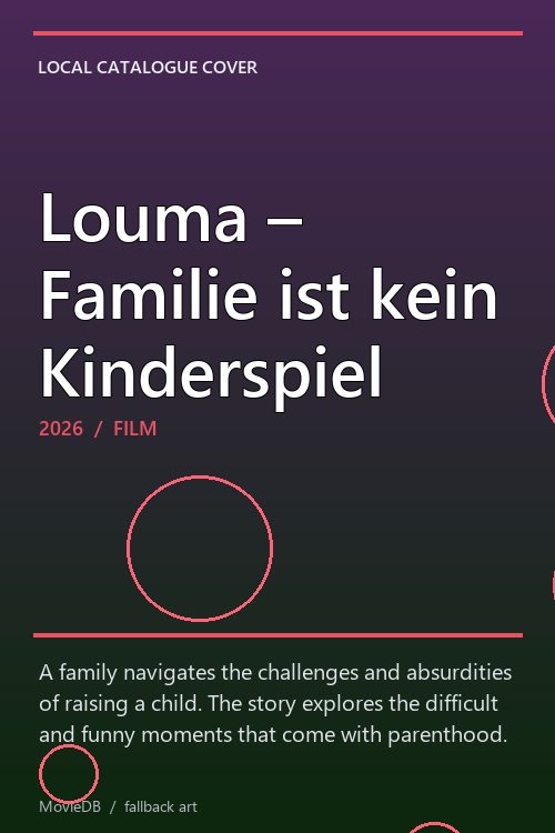 Louma – Familie ist kein Kinderspiel poster