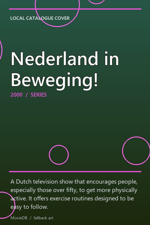 Nederland in Beweging! poster