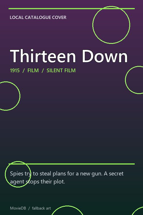 Thirteen Down poster