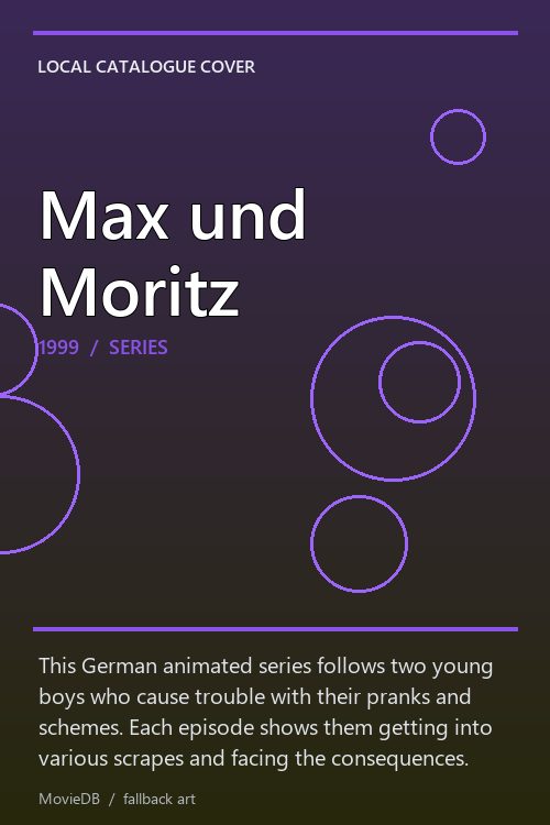 Max und Moritz poster
