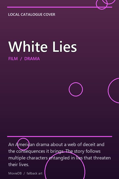 White Lies poster