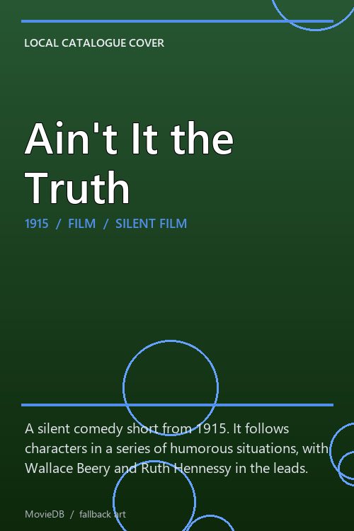 Ain't It the Truth poster
