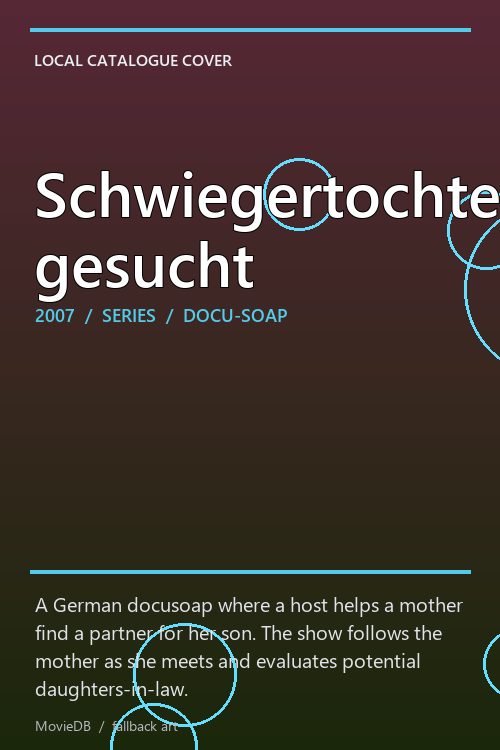 Schwiegertochter gesucht poster