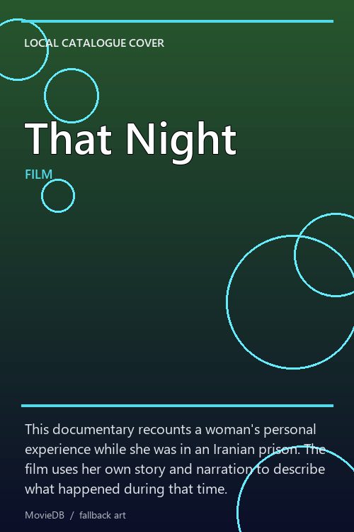 That Night poster