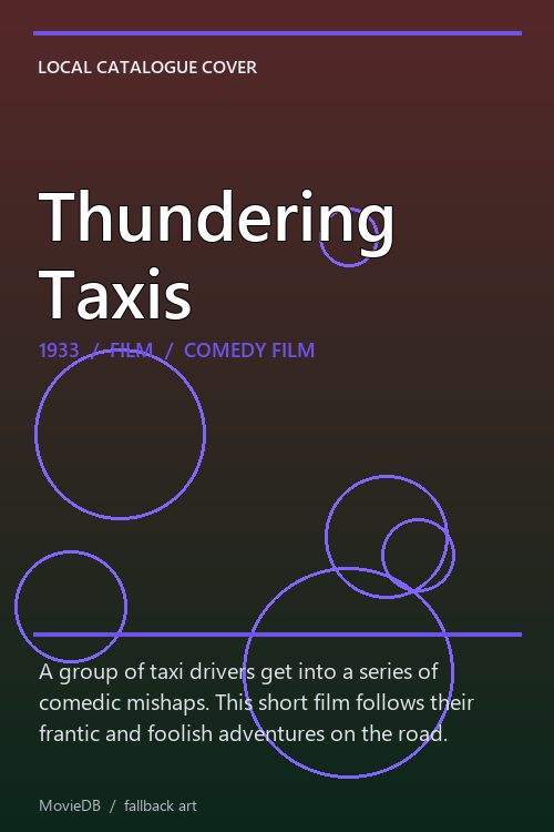 Thundering Taxis poster