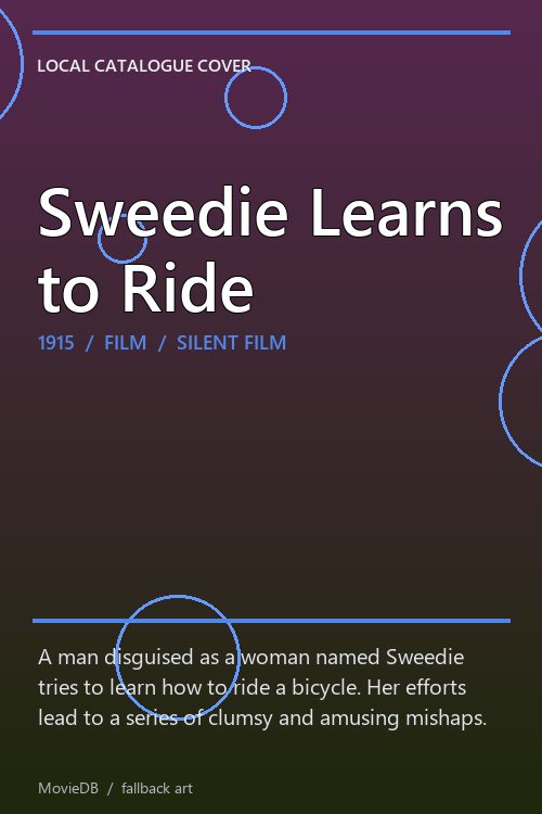 Sweedie Learns to Ride poster