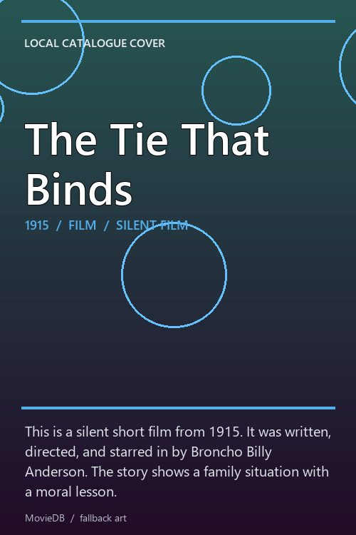 The Tie That Binds poster