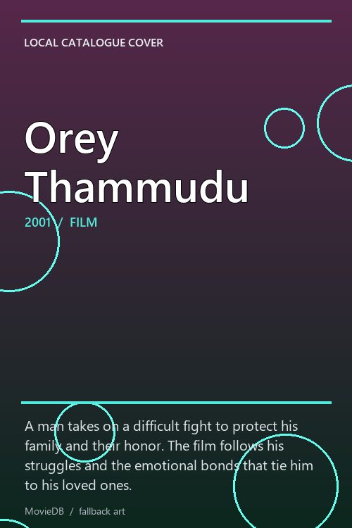 Orey Thammudu poster