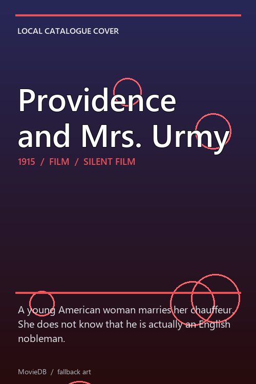 Providence and Mrs. Urmy poster