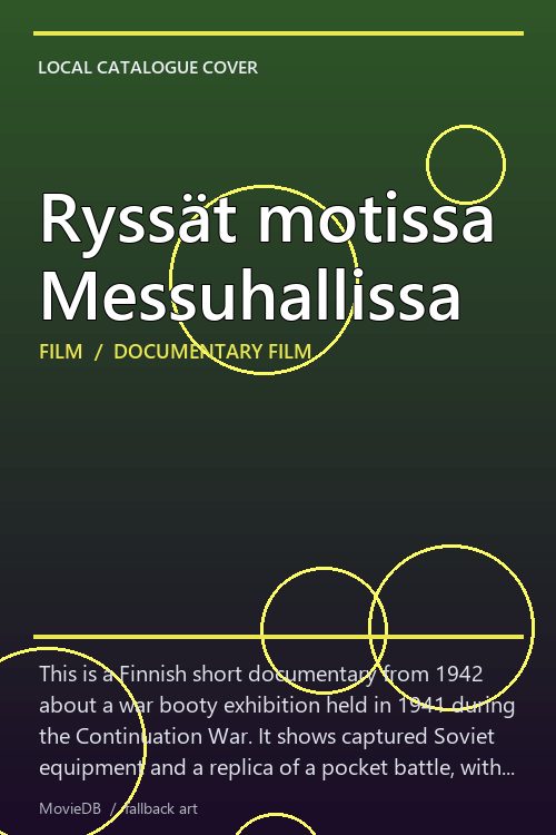 Ryssät motissa Messuhallissa poster