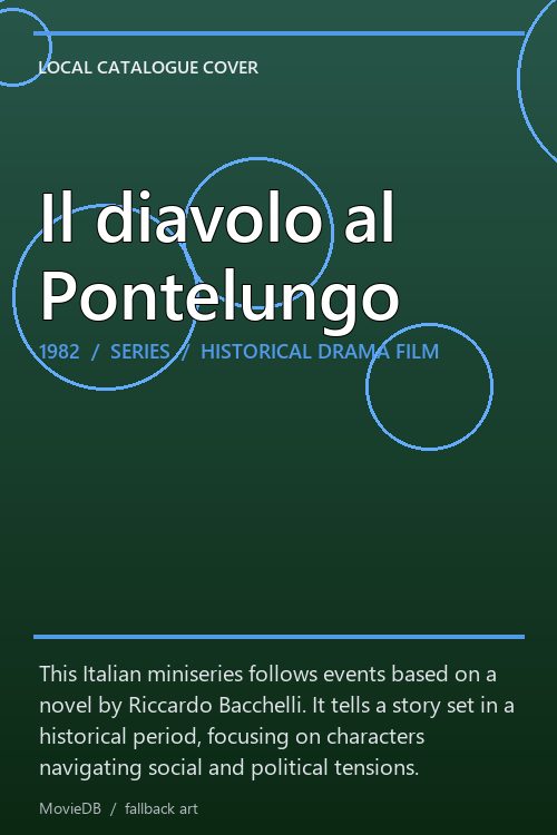 Il diavolo al Pontelungo poster
