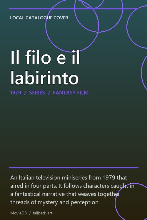 Il filo e il labirinto poster
