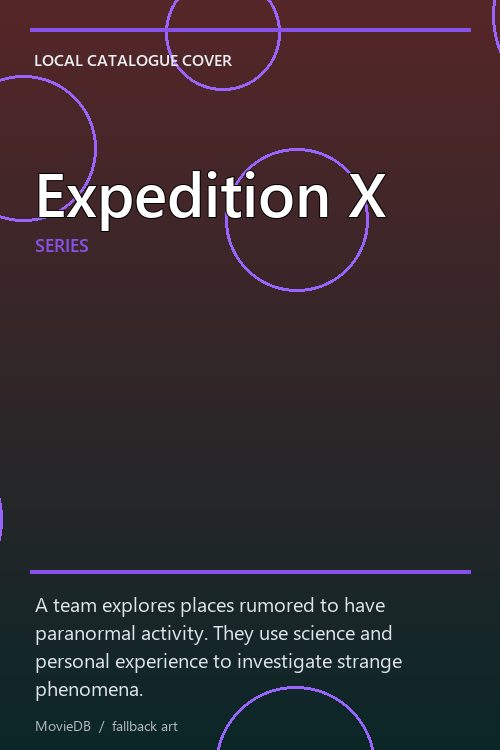 Expedition X poster