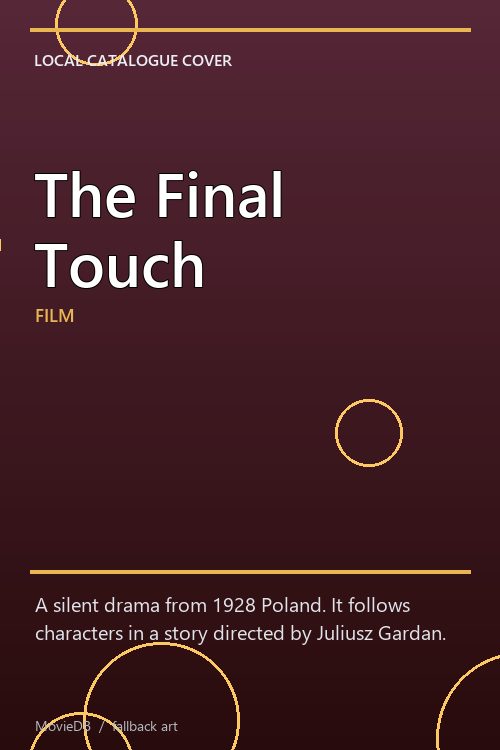 The Final Touch poster