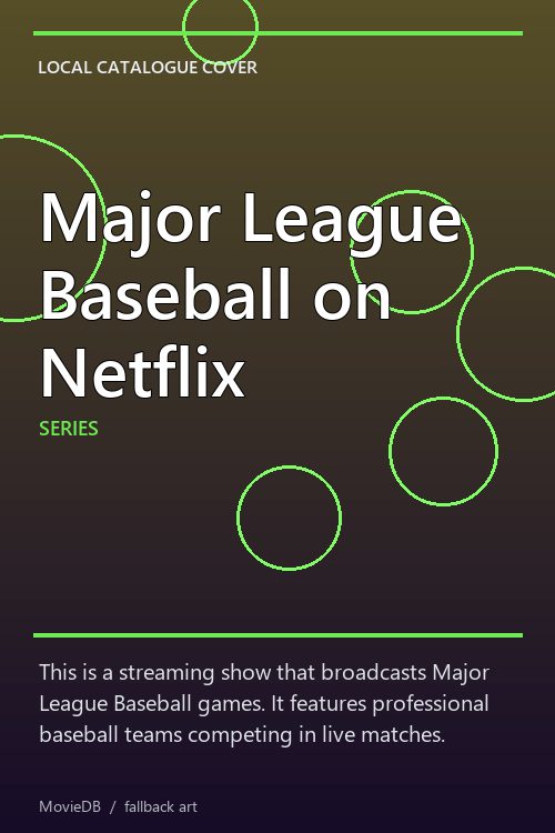 Major League Baseball on Netflix poster