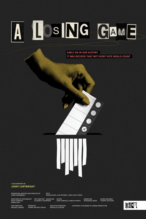 A losing game poster