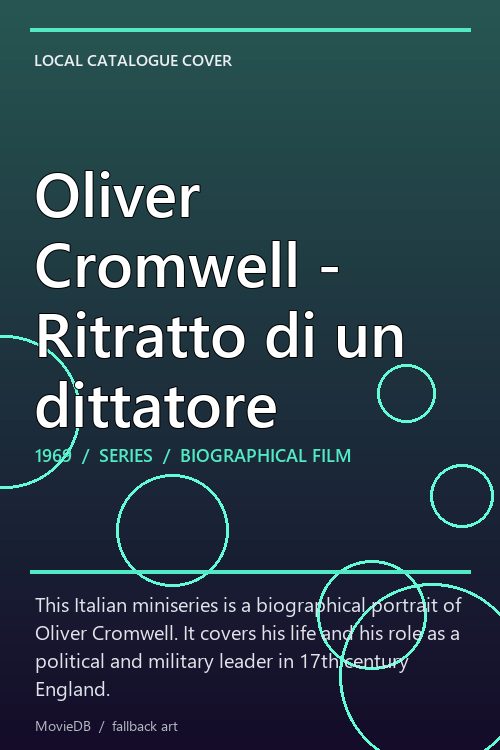 Oliver Cromwell - Ritratto di un dittatore poster