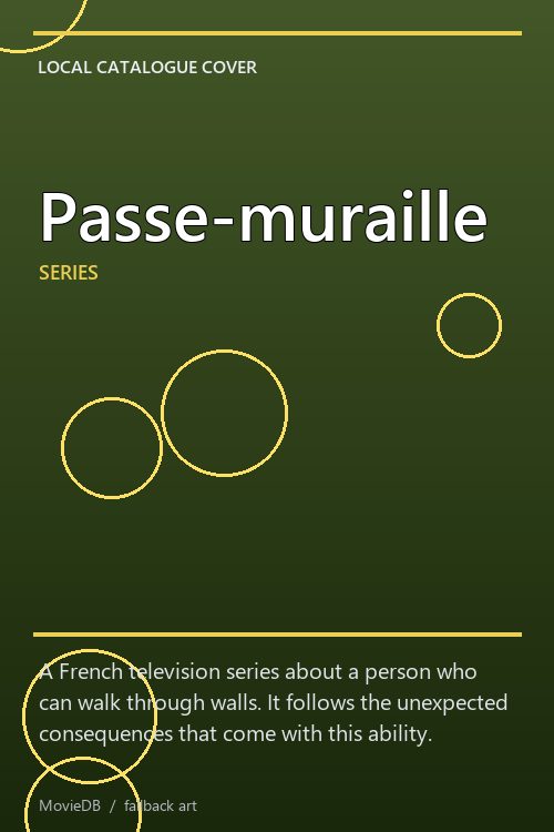 Passe-muraille poster
