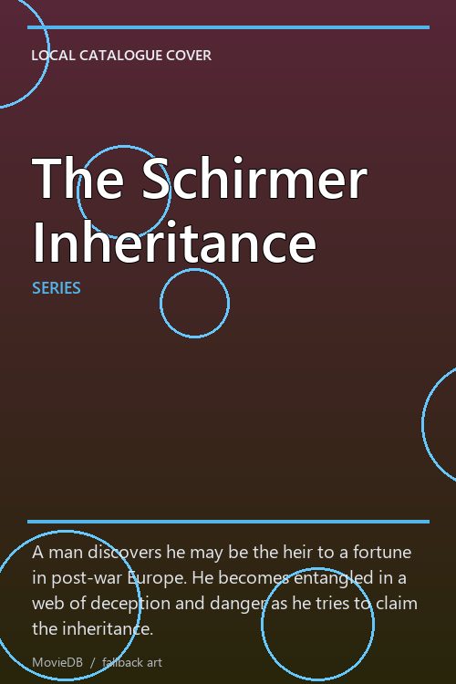 The Schirmer Inheritance poster