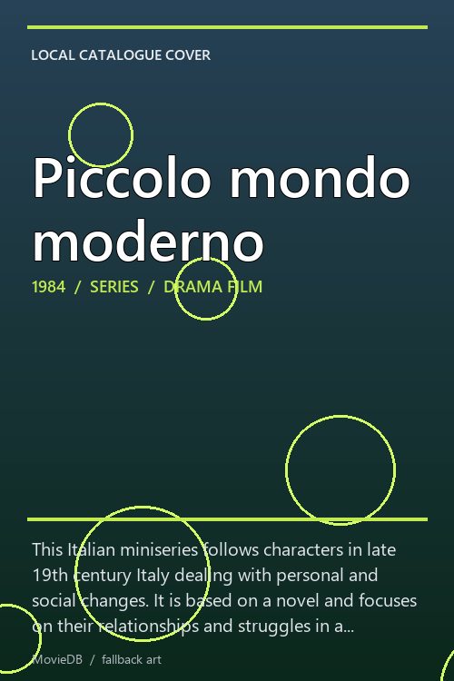 Piccolo mondo moderno poster