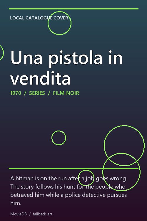 Una pistola in vendita poster
