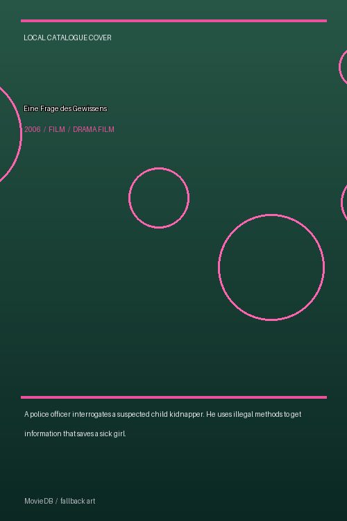 Eine Frage des Gewissens poster