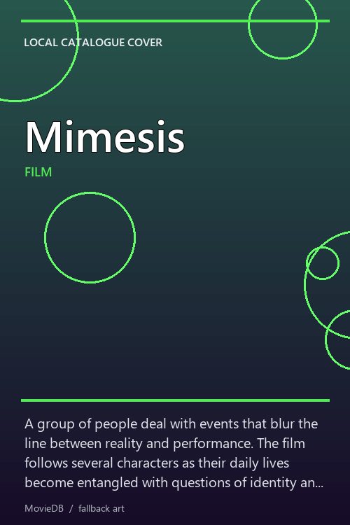 Mimesis poster