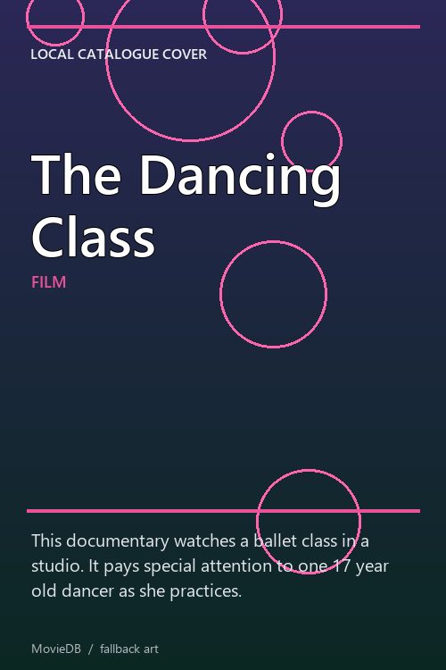The Dancing Class poster