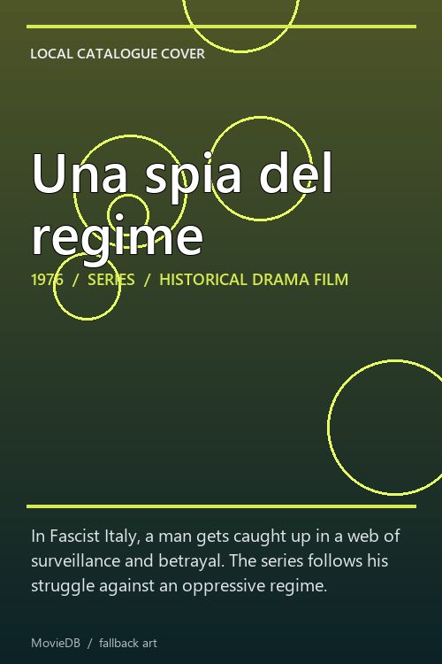 Una spia del regime poster