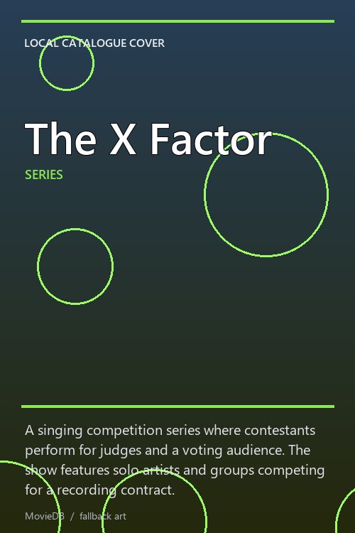 The X Factor poster