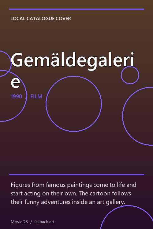 Gemäldegalerie poster