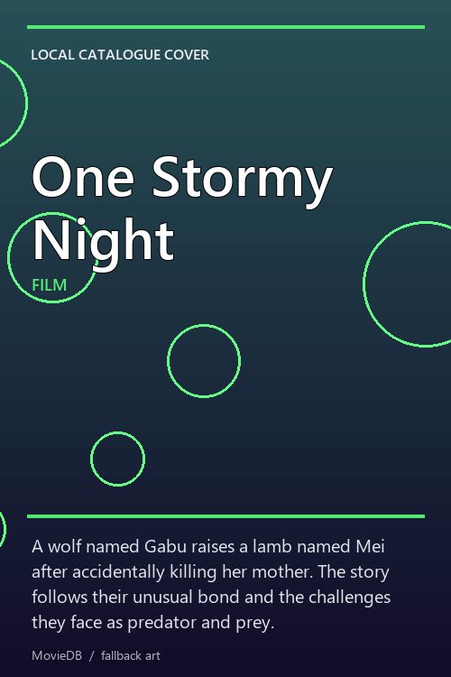 One Stormy Night poster