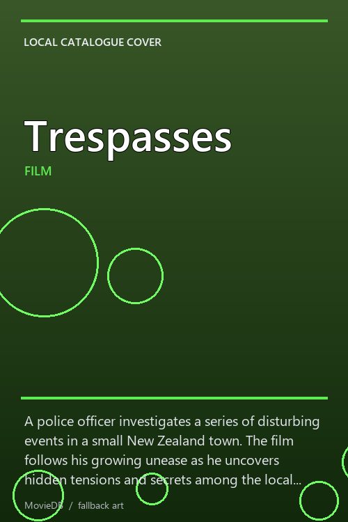 Trespasses poster