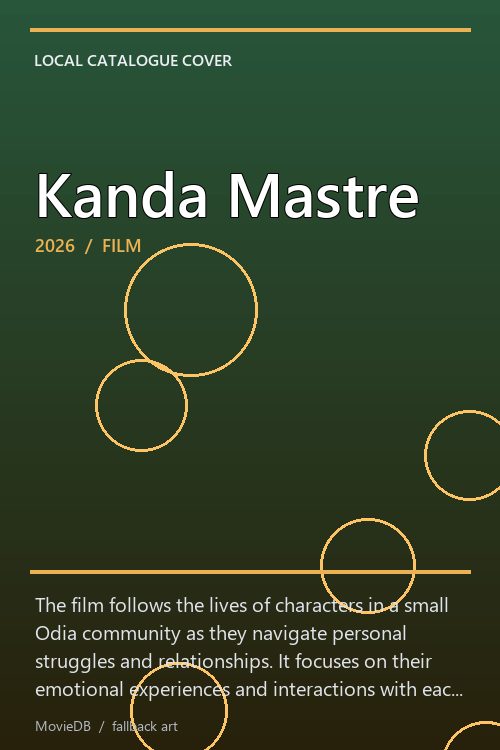 Kanda Mastre poster