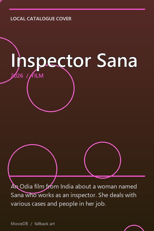 Inspector Sana poster