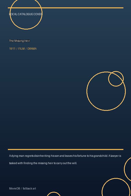 The Missing Heir poster