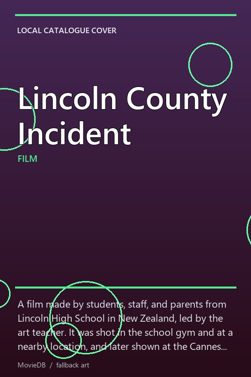 Lincoln County Incident poster