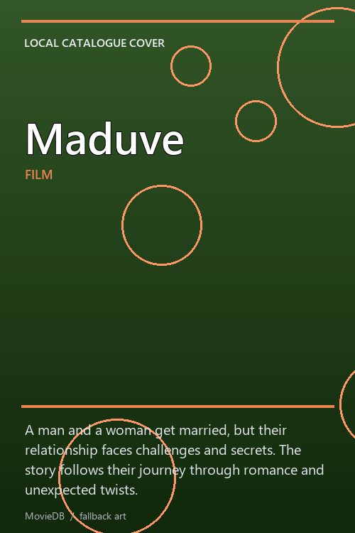 Maduve poster