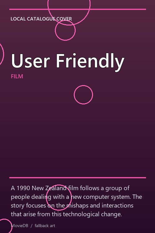 User Friendly poster