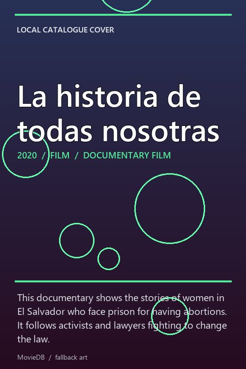 La historia de todas nosotras poster