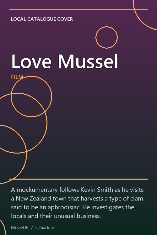 Love Mussel poster