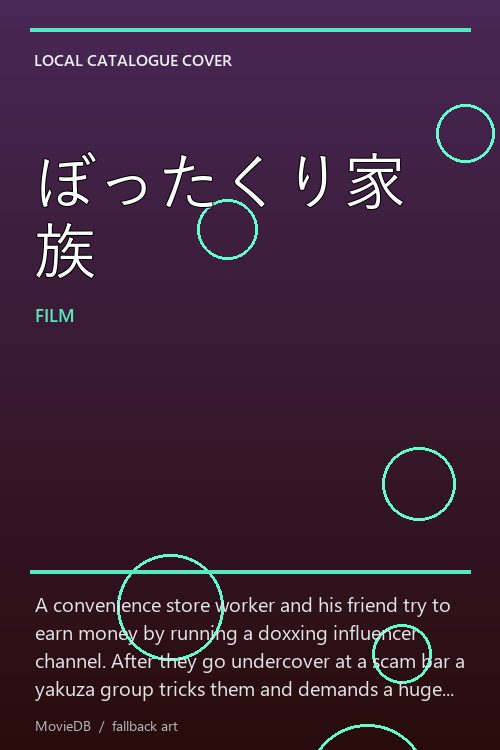 ぼったくり家族 poster