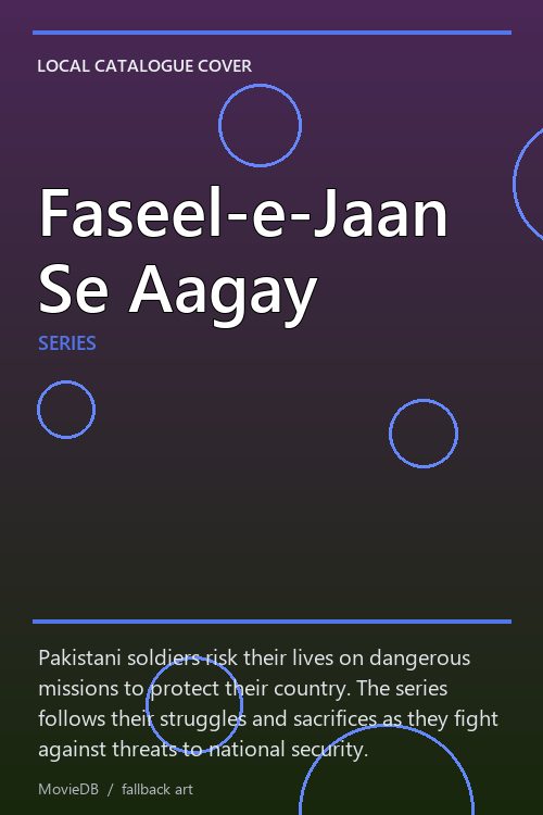 Faseel-e-Jaan Se Aagay poster