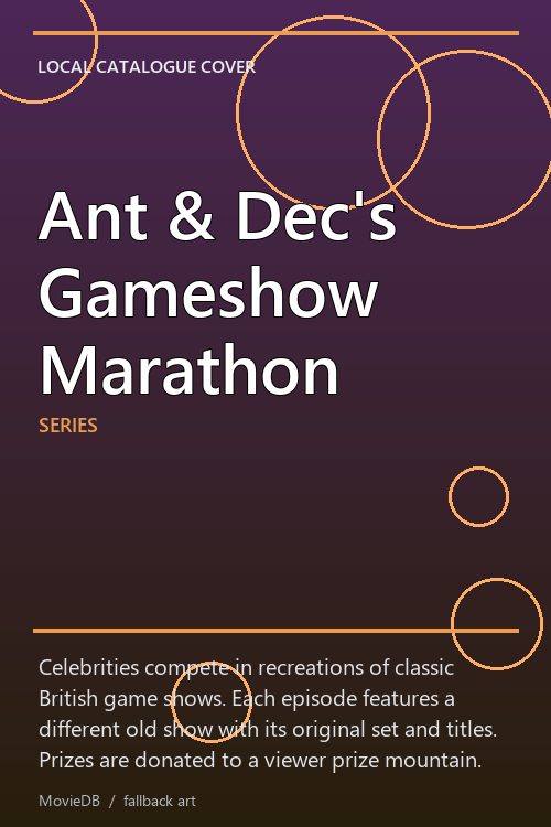Ant & Dec's Gameshow Marathon poster
