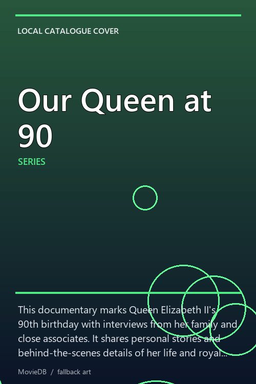 Our Queen at 90 poster