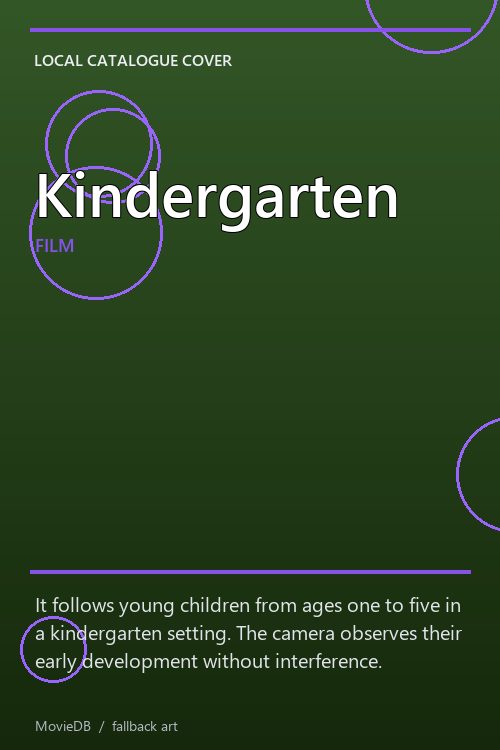Kindergarten poster