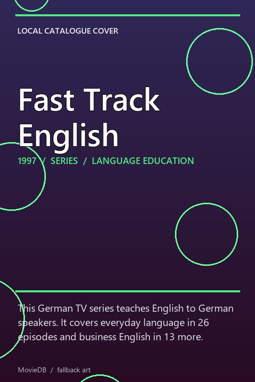 Fast Track English poster